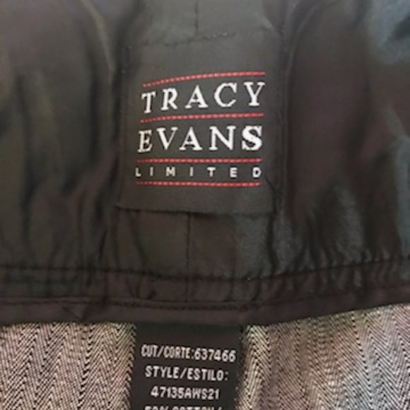 🔶5/30$!! Professional/Career Two Button, Dark Grey Capris - Picture 7 of 8